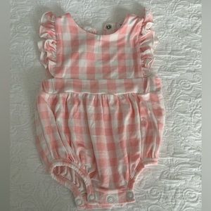 AngelDear pink gingham bubble